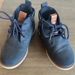Navy suede toddler boots size 11